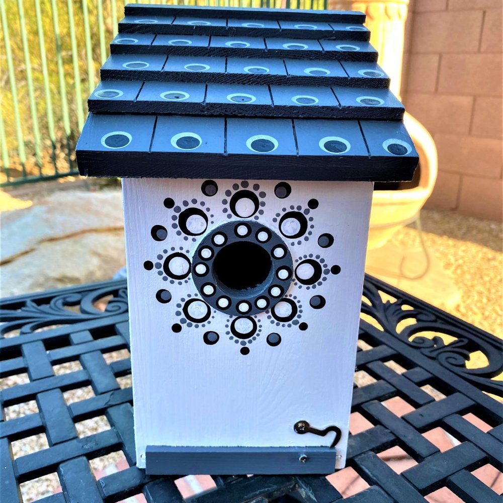 New Hand Painted Birdhouse